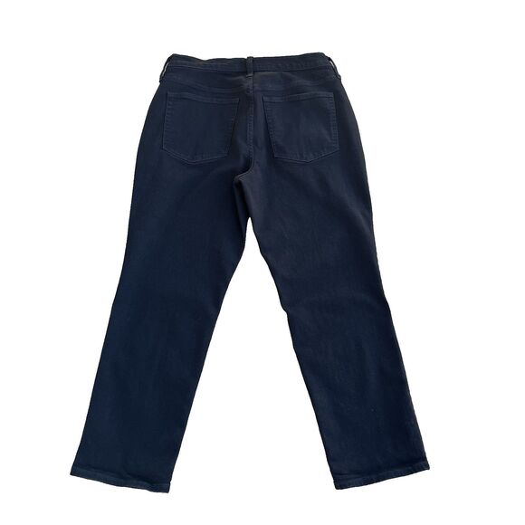 J. Crew Essential Straight Jeans Women's Size 31 Black Stretch Denim - Picture 2 of 5